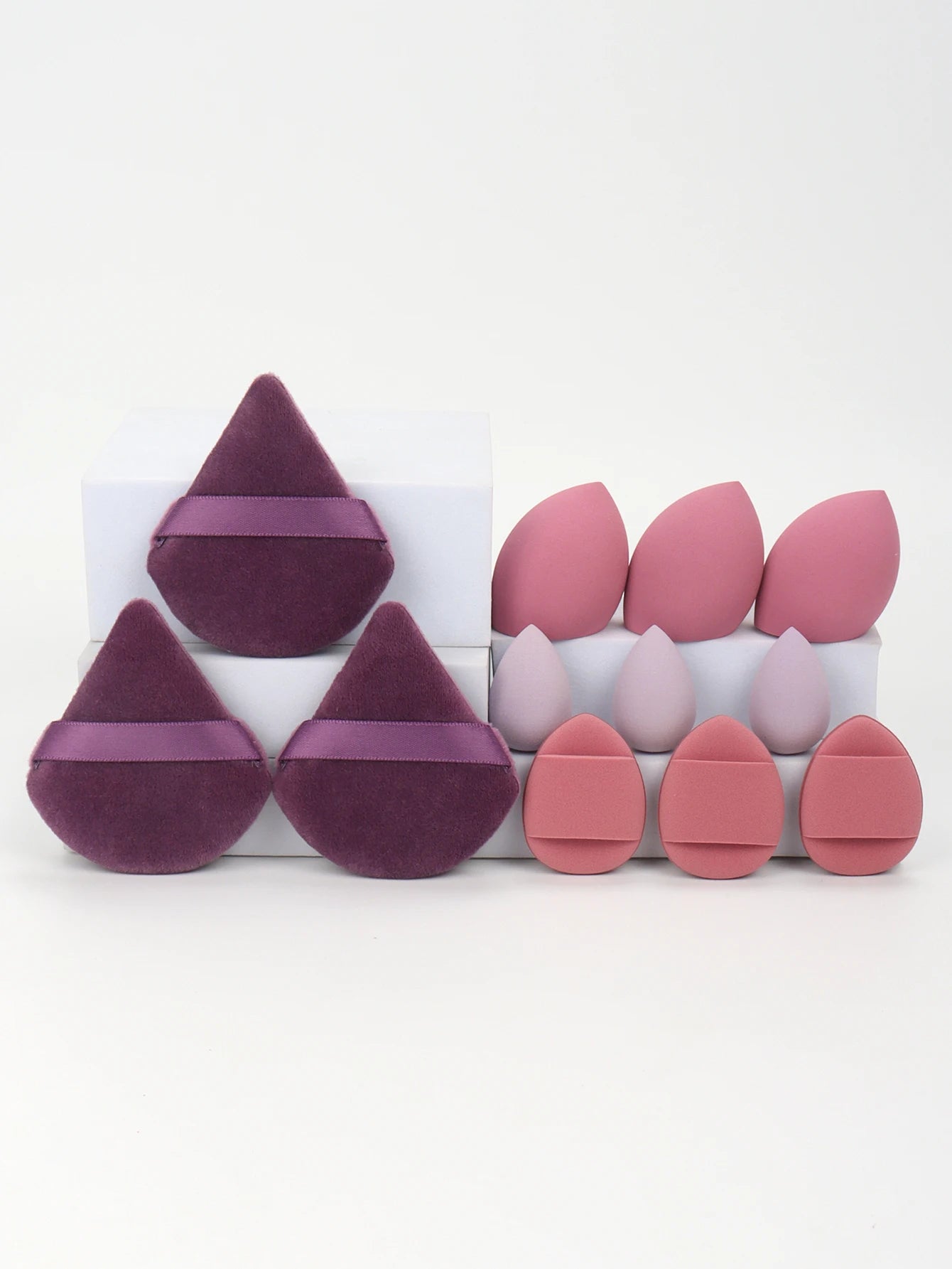 12-Piece All-Purpose Makeup Sponge Set for Flawless Application - Smarsty
