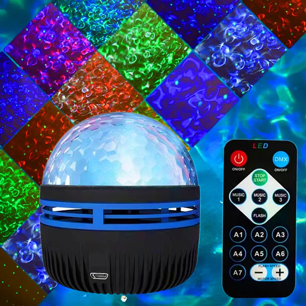 USB LED Starry Sky Projector Night Light with Remote - Smarsty