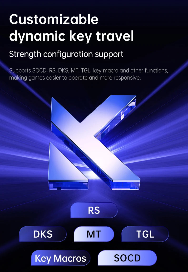 Mechanical Gaming Keyboard Rapid Trigger 8000Hz Response