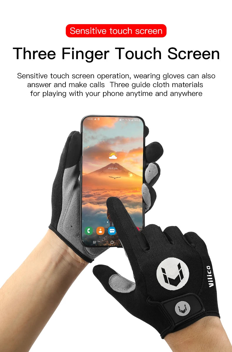 Breathable Cycling Gloves Anti Shock MTB Gloves - Smarsty