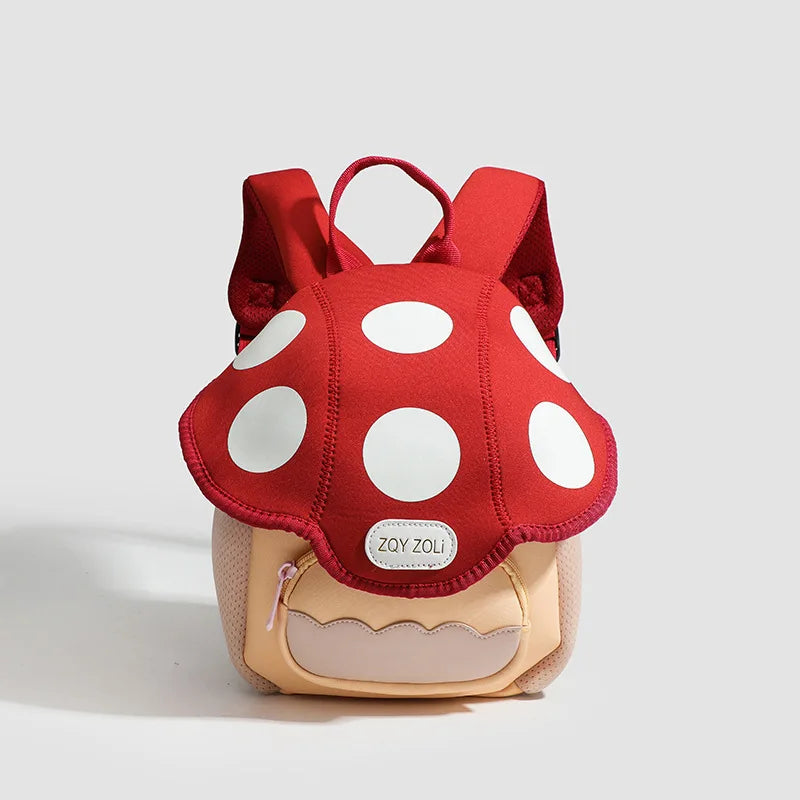 Cute Mushroom Backpack For Kids Cartoon Pink Preschool Bag - Smarsty