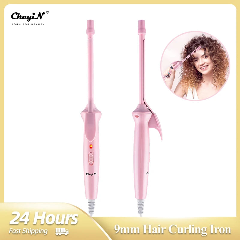 CkeyiN Mini Hair Curling Iron for Professional Styling - Smarsty