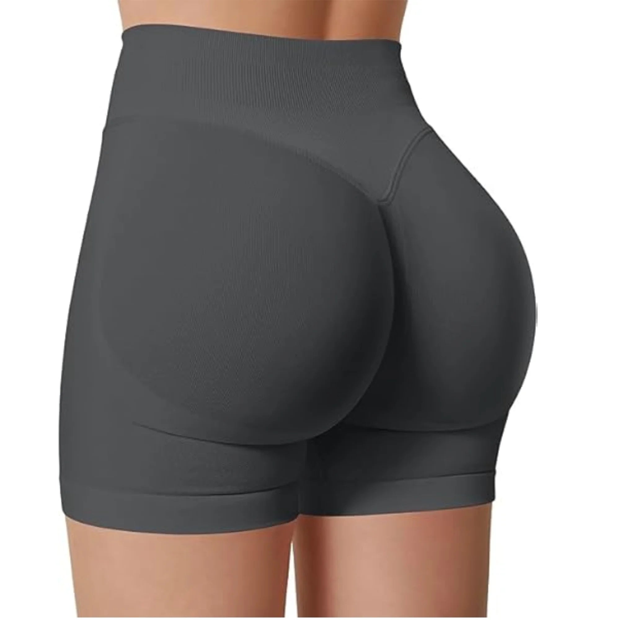 Summer High Waisted Yoga Shorts Fashionable and Sexy Running Fitness Pants Solid Color Yoga Leggings Customizable labels - Smarsty