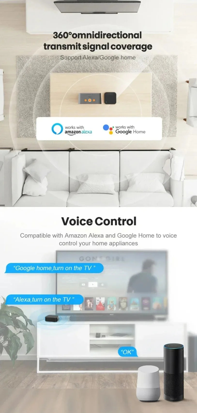Tuya Zigbee Smart IR Remote Control for Home Automation - Smarsty