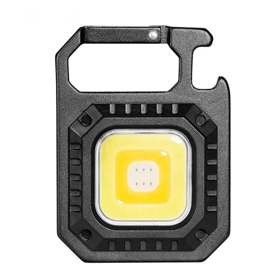Mini LED Flashlight Magnetic COB Outdoor Camping Pocket Work Light 800 Lumens USB Rechargeable 7 Modes Spotlights - Smarsty
