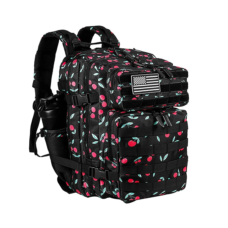 LHI 45L/35L/25L Tactical Backpack for Men and Women Waterproof Athlete Gym Outdoor Bag Travel Hiking Rucksack with Bottle Holder - Smarsty