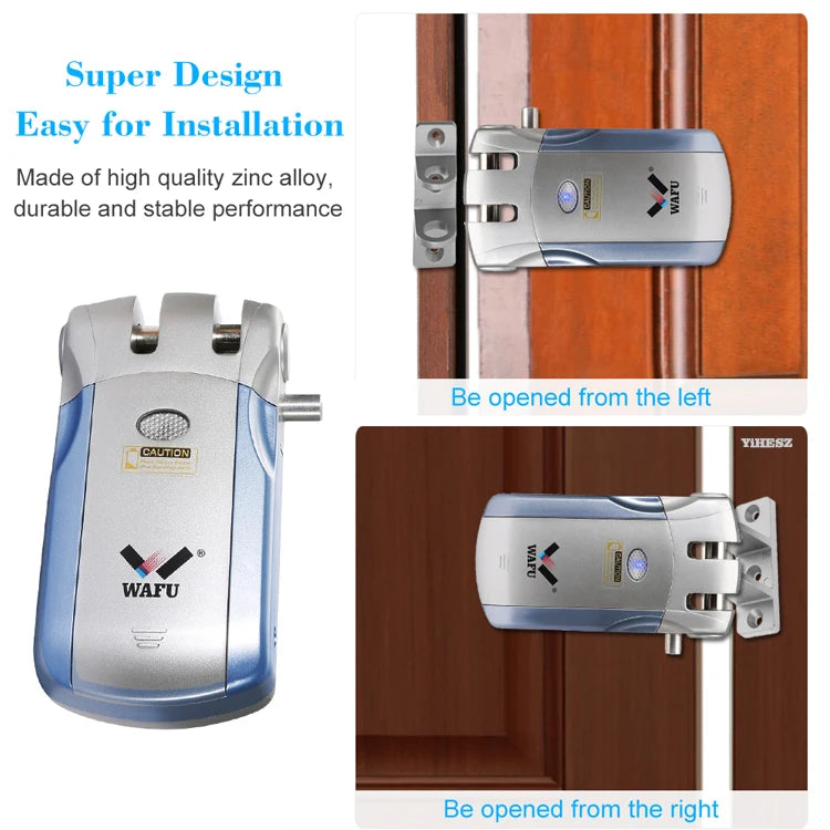 Smart Invisible Deadbolt Door Lock with Remote Control - Smarsty