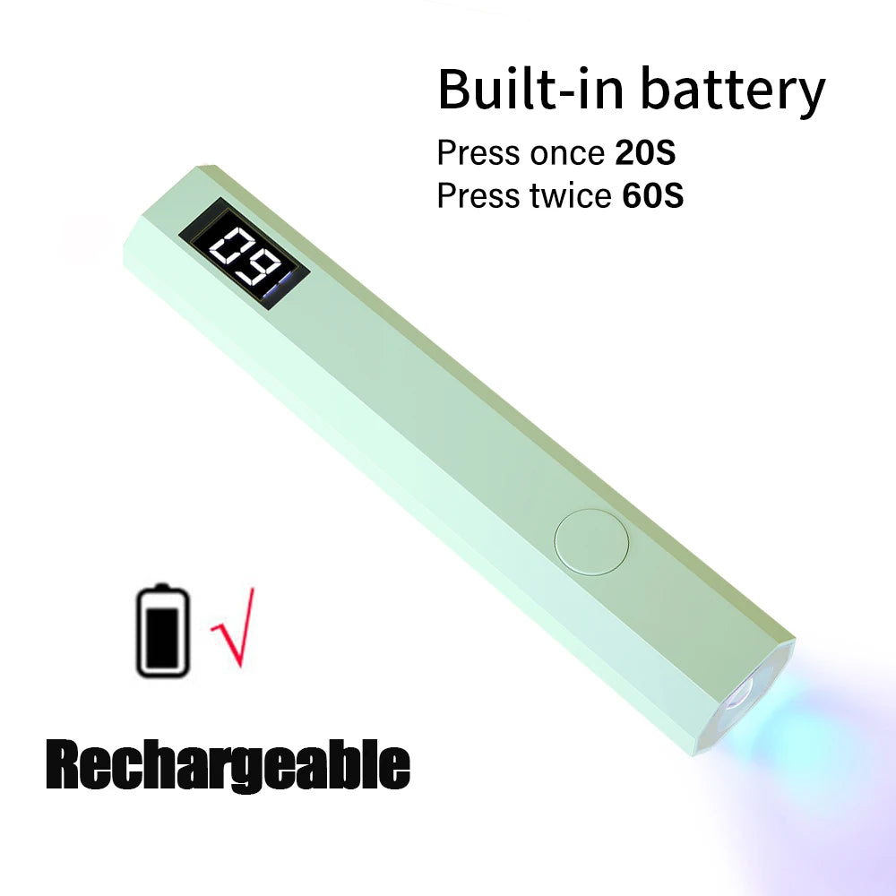 Portable Mini Nail Lamp for Quick Gel Drying - Smarsty