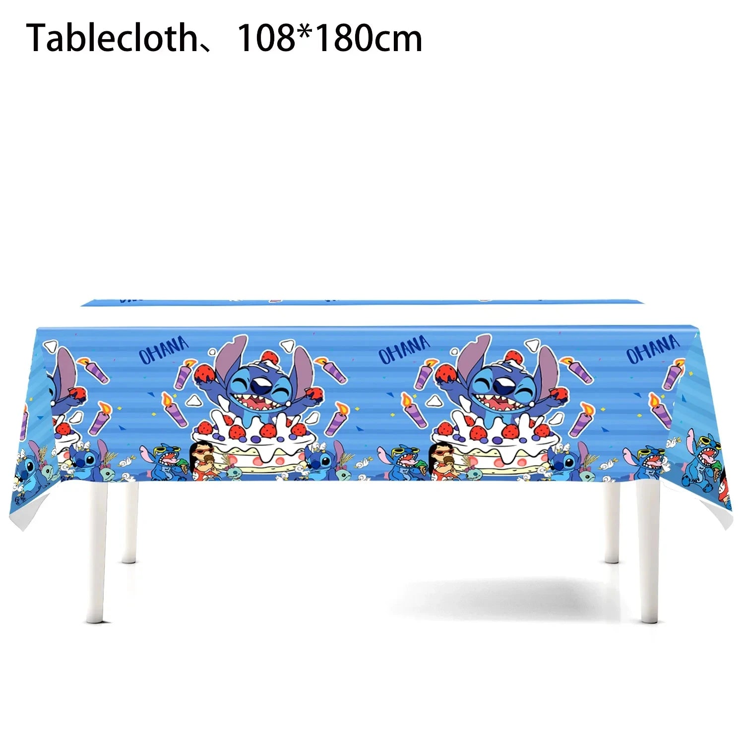 Disney Stitch Party Tablecloth for Kids Birthday Celebrations - Smarsty