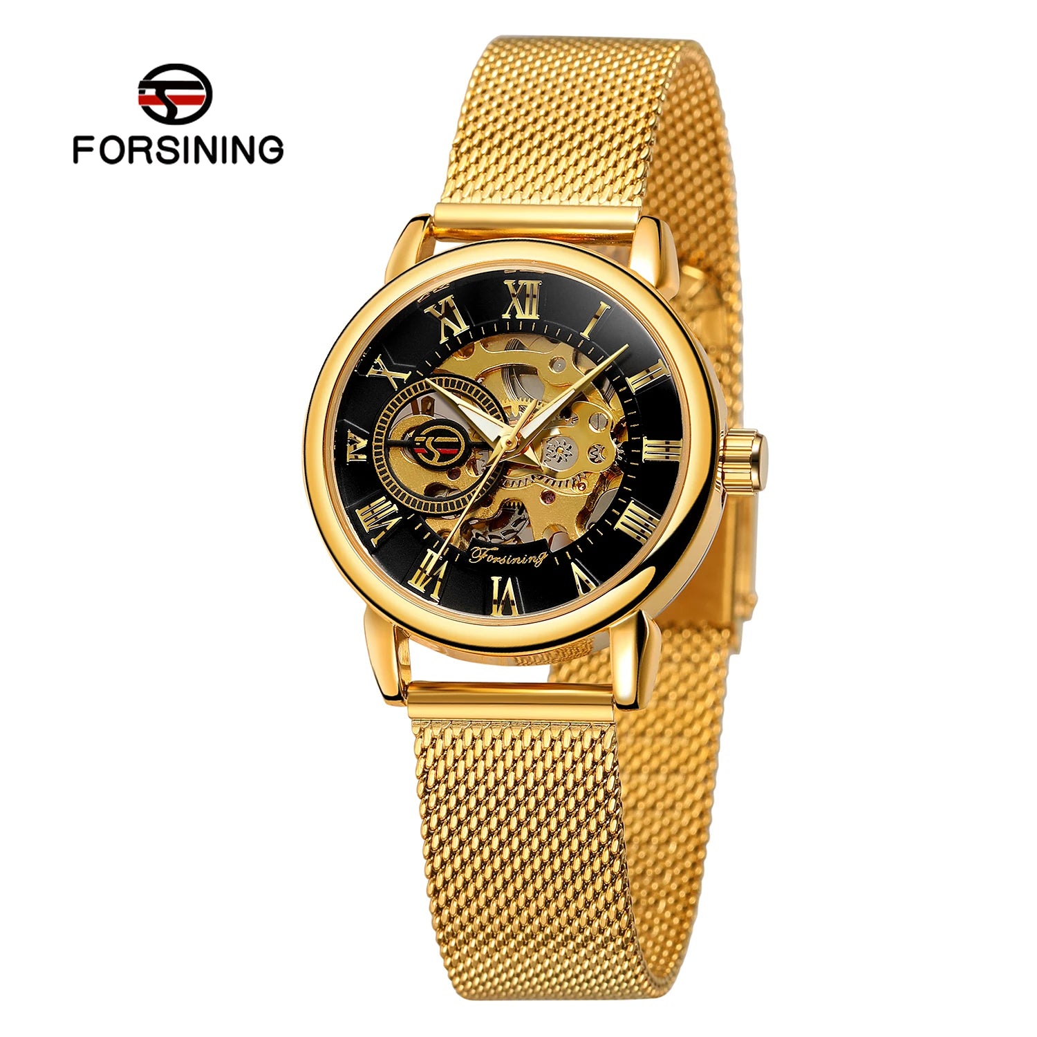 Luxury Skeleton Mechanical Women's Watch Stainless Steel - Smarsty