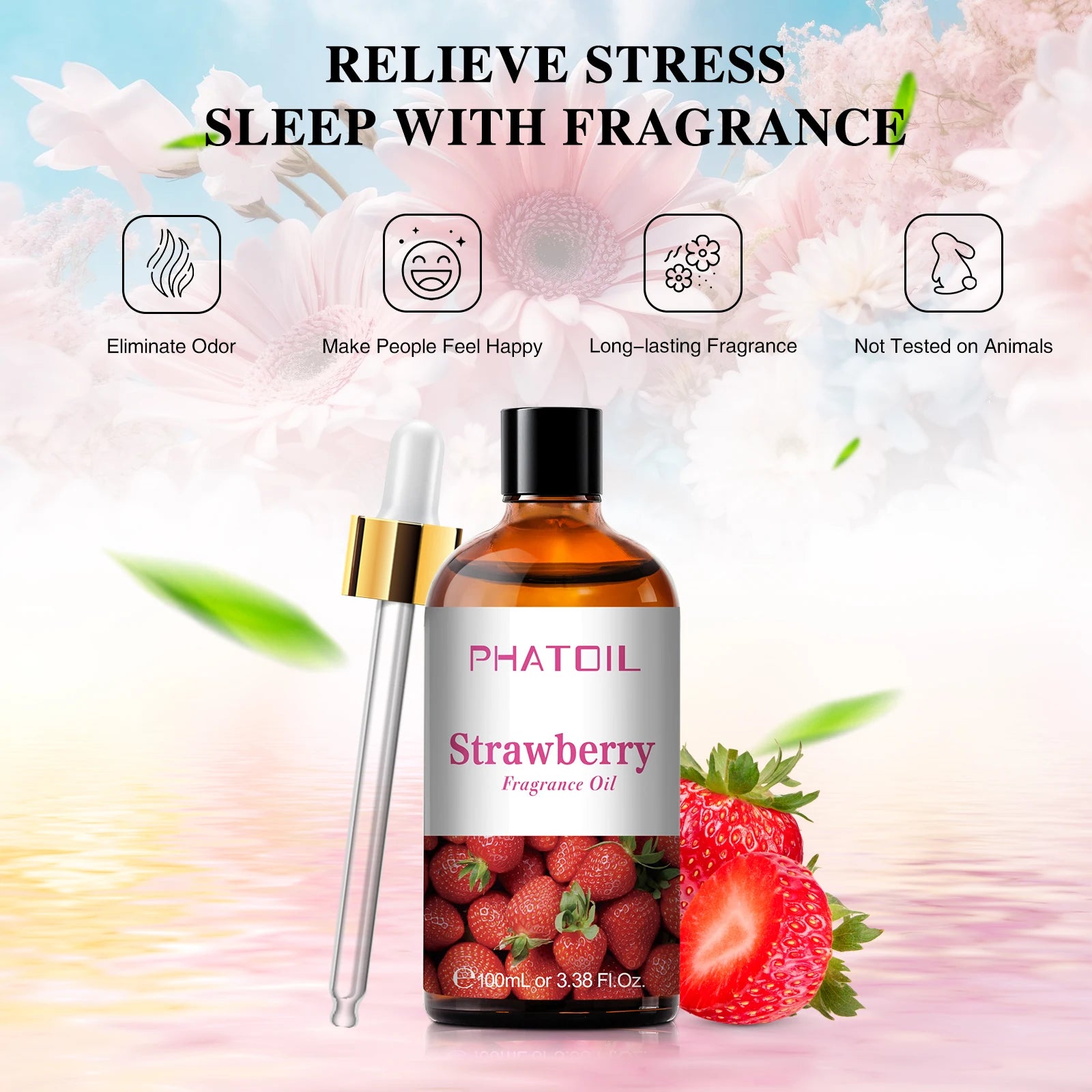PHATOIL 100ml Sweet Fruity Fragrance Oil for Diffusers - Smarsty