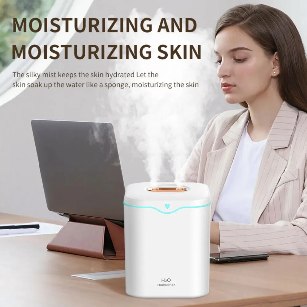 Double Spray USB Air Humidifier With Large Capacity - Smarsty