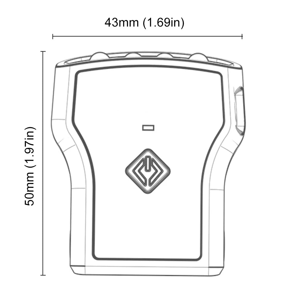 LED Camping Headlamp 200mAh Super Bright Hat Clip Light IPX4 Waterproof Mini Caps Light Headlamp Power Display for Night Fishing