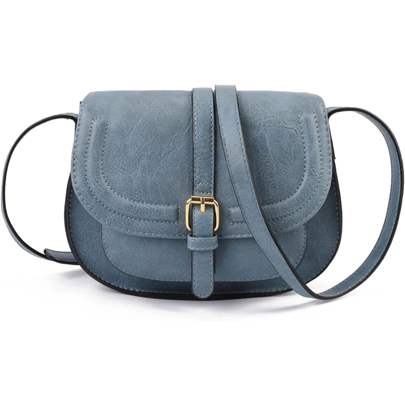 Boho Faux Leather Crossbody Bag For Women With Strap - Smarsty