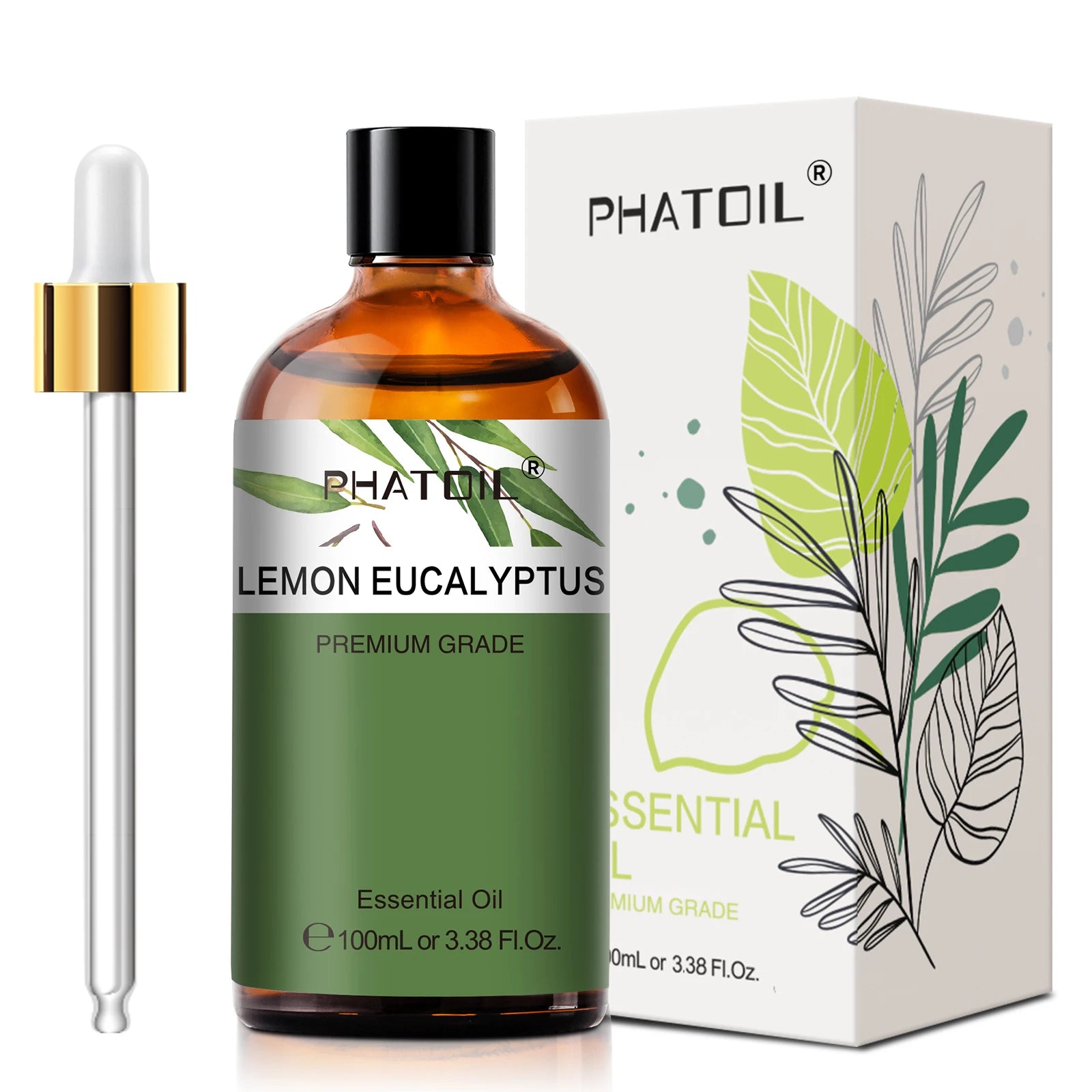 PHATOIL 100ml Essential Oil Set for Aromatherapy Diffusers - Smarsty