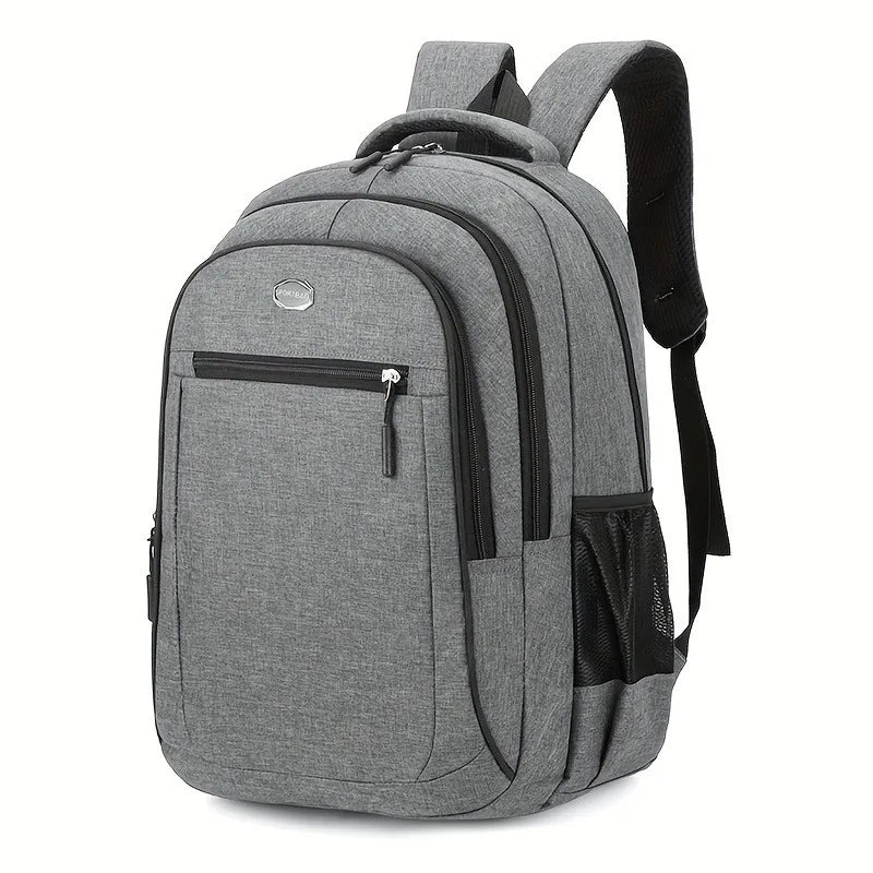 Large Capacity Backpack, Men's And Women's Student Computer BagMulti Pocket Waterproof And Wear-resistant Commuting Backpack,Chr