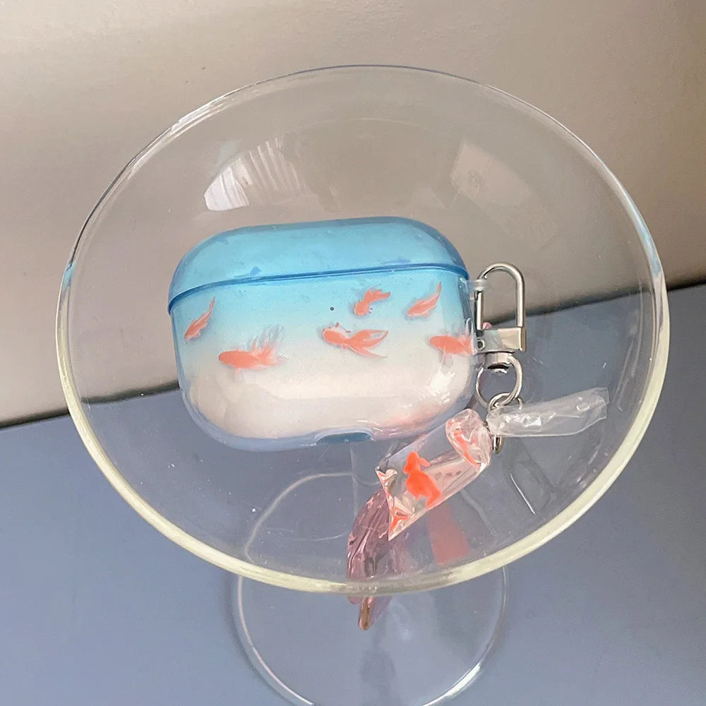 Cute Koi Gradient Earphone Case for AirPods Pro - Smarsty
