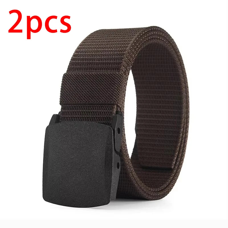 Unisex Canvas Tactical Belt Durable Outdoor Sports Belt - Smarsty