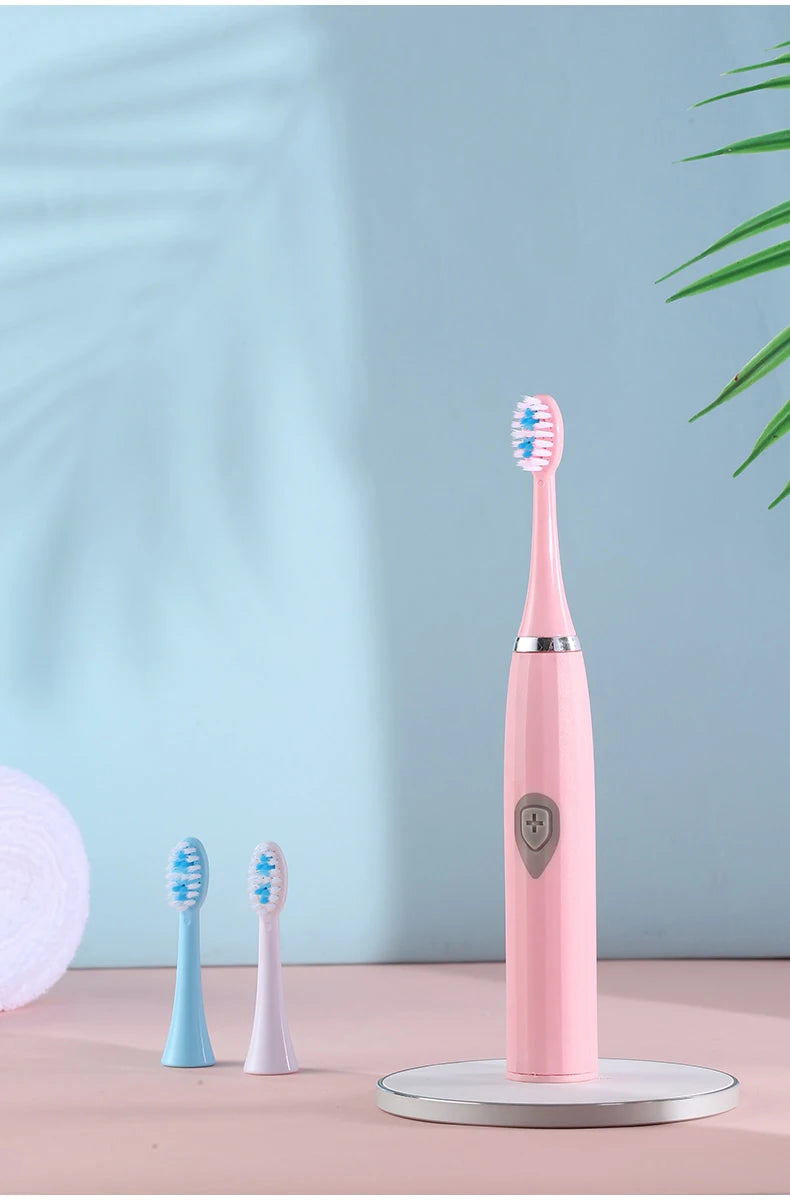 Electric Toothbrush with Soft DuPont Bristles for Effective Oral Care - Smarsty