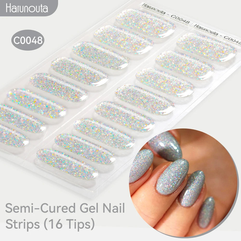 Gradient Auroras Gel Nail Strips for Easy DIY Manicure - Smarsty