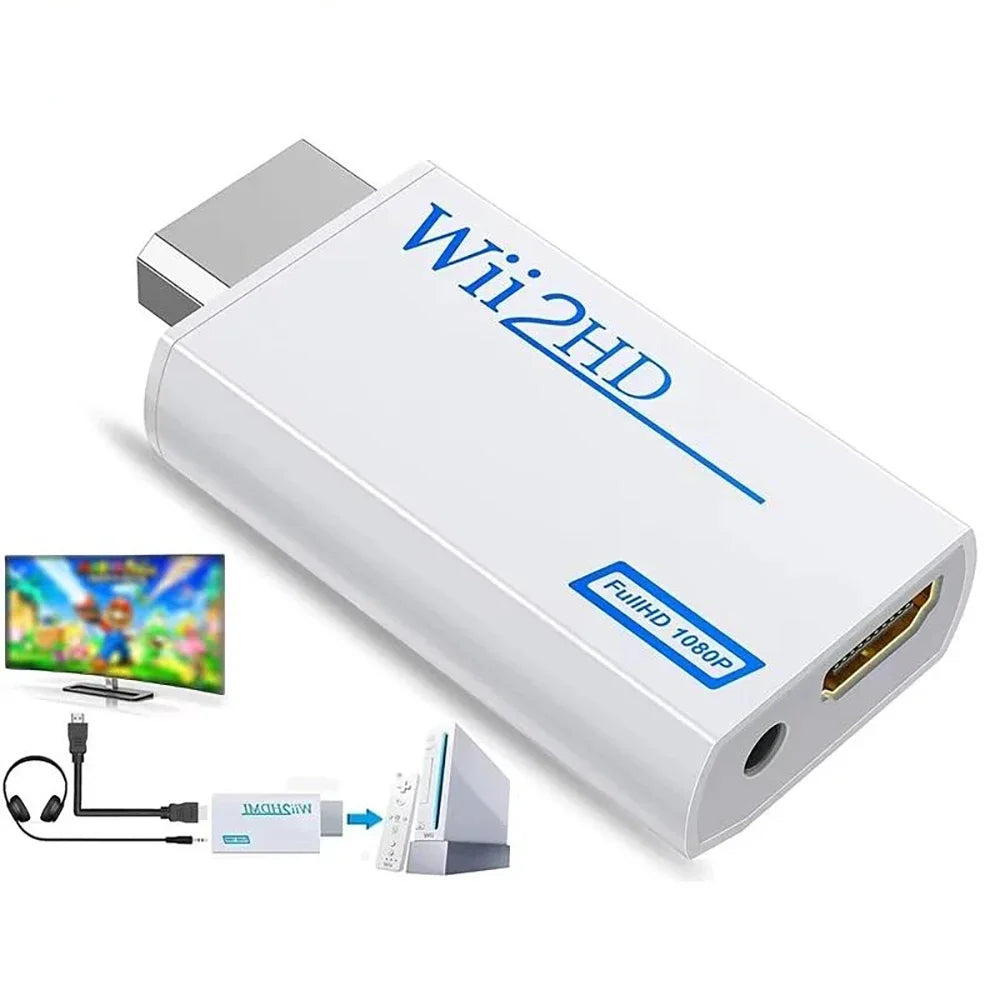 1080P Full HD Wii to HDMI Converter with Audio Output - Smarsty