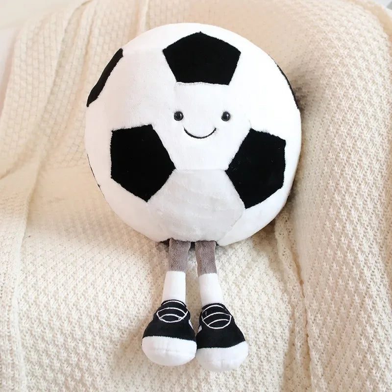 cm football doll, basketball plush toy, creative football doll, pillow, pet ball, dog and cat interactive toy - Smarsty