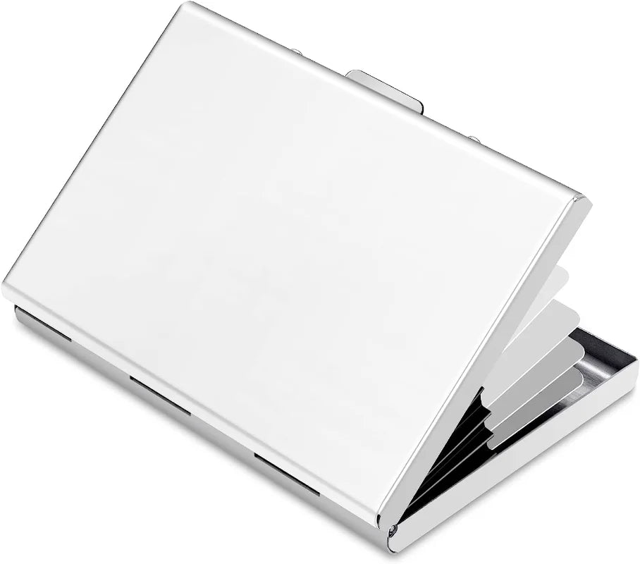 Anti-Scan ANTI RFID Blocking 6 Cards Aluminum Metal ID Bank Credit Card Holder Slim Wallet Case Business Card Protection Holder