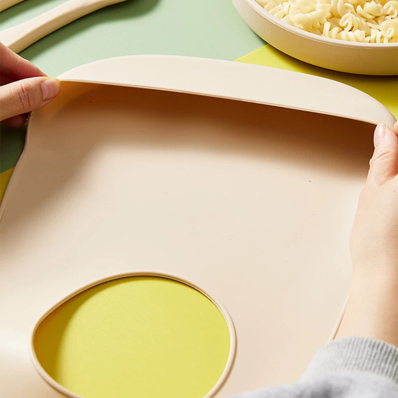 Baby Bib Adjustable Waterproof Bibs Babies Soft Edible Silicone Newborn Saliva Dripping Towel Drooling Children Scarf BPA Free by Smarsty