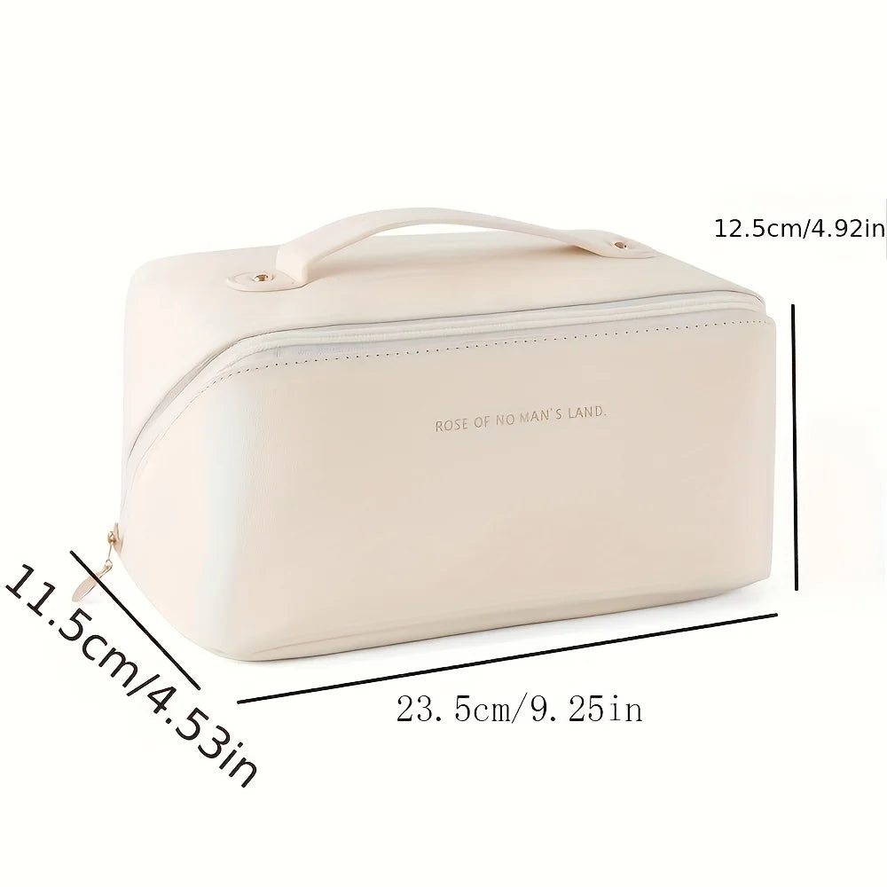 Makeup Organizer Female Toiletry Kit Bag Make Up Case Storage Pouch Luxury Lady Box, Cosmetic Bag, Organizer Bag For Travel Zip - Smarsty