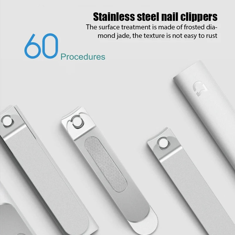 Xiaomi Mijia Stainless Steel Nail Clippers with Anti-Splash Cover - Smarsty