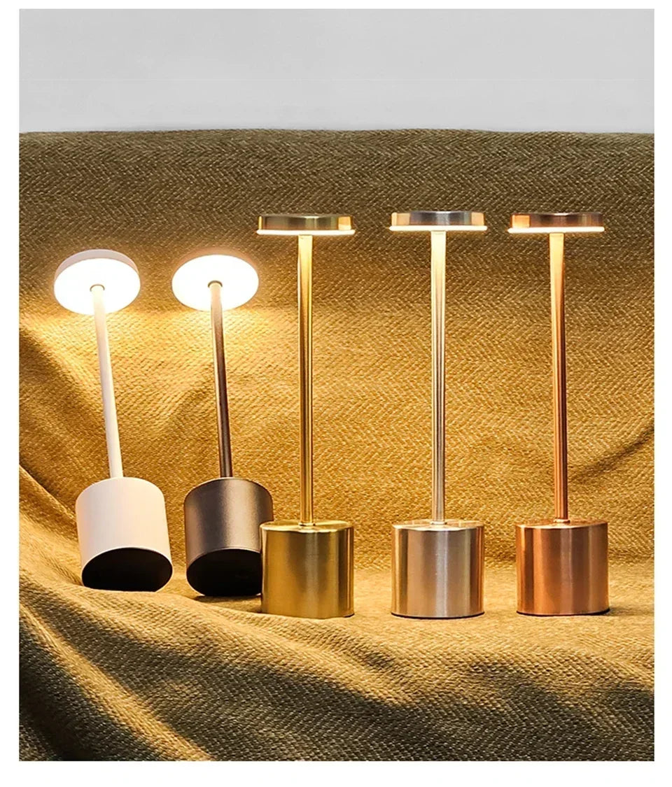 LED Touch Table Lamp Rechargeable Night Light for Ambiance - Smarsty