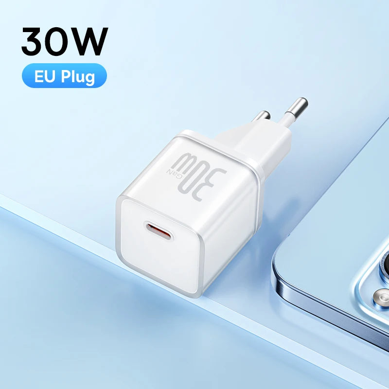 GaN USB C Charger 30W Fast PD PPS CompatibleWith IPhone - Smarsty