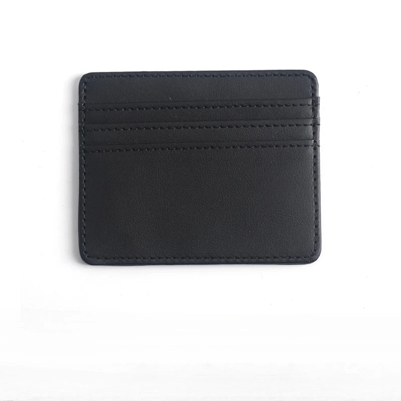 1Pc Pu Leather ID Card Holder Candy Color Bank Credit Card Box Multi Slot Slim Card Case Wallet Women Men Business Card Cover - Smarsty