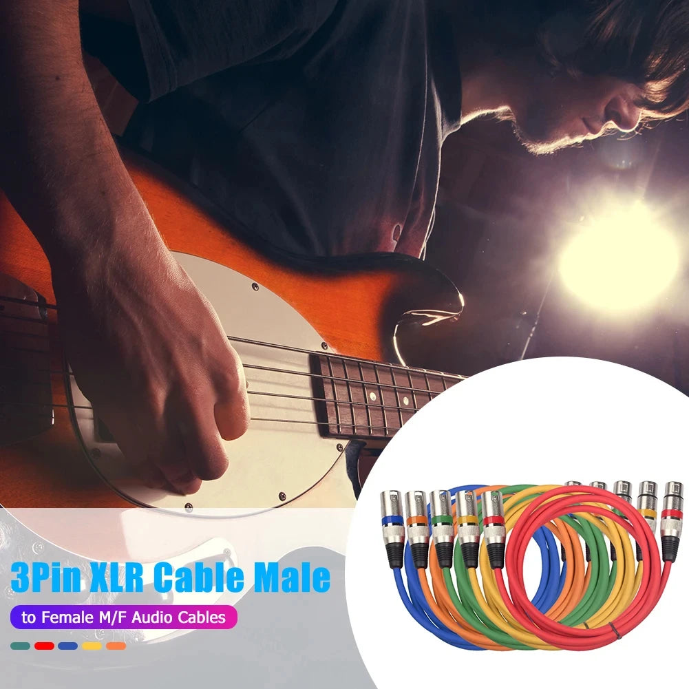 XLR Male to Female Microphone Extension Cable - Smarsty