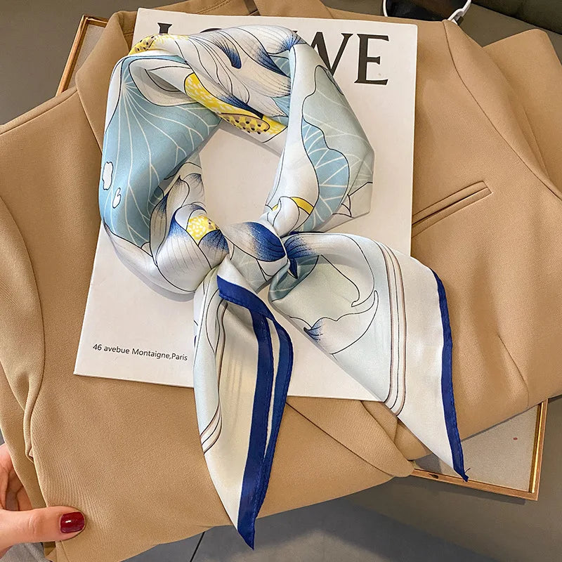 Luxury Silk Horse Print Scarf for Women - Smarsty