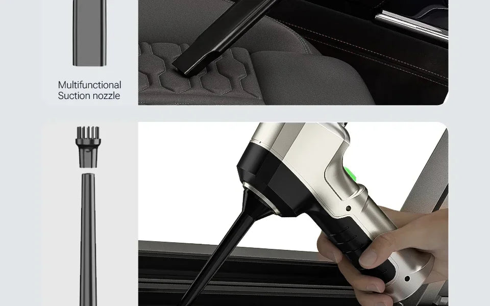 Cordless Car Vacuum Cleaner With Strong Suction Portable - Smarsty