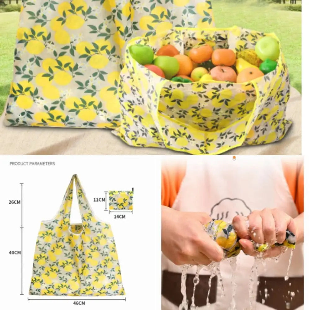 Foldable Shopping Bag Large Capacity Lightweight Tote - Smarsty