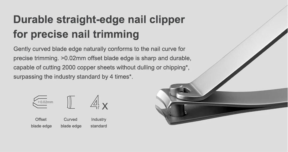 Xiaomi Mijia Portable Stainless Steel Nail Clipper Set - Smarsty