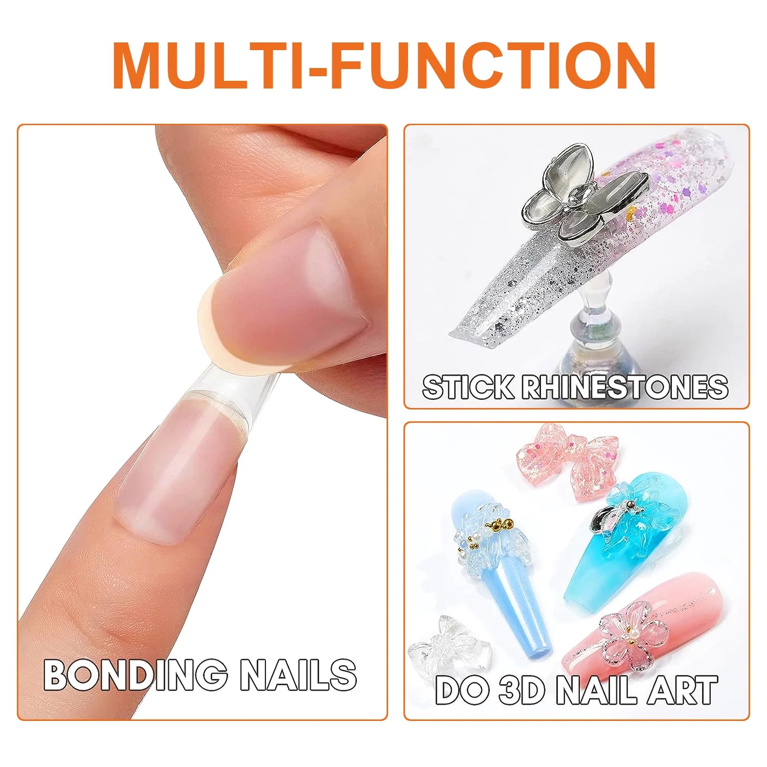 Multifunctional Non-Stick Nail Gel for Home Manicure - Smarsty
