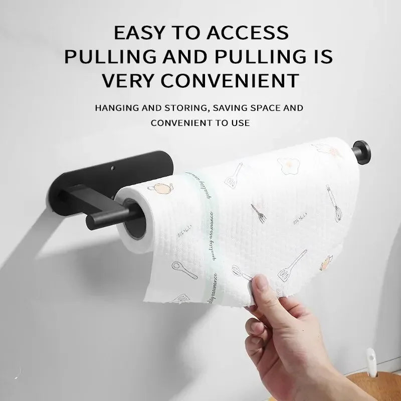Durable Stainless Steel Paper Towel Rack for Kitchen - Smarsty