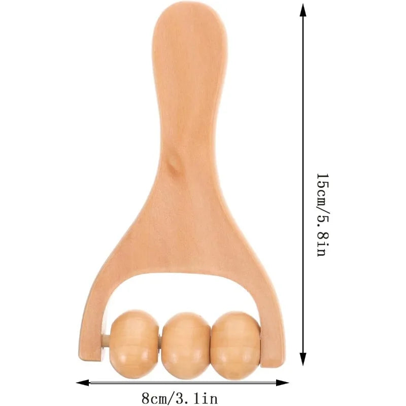 Compact Wooden Massager for Full Body Relaxation - Smarsty