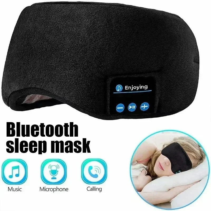 Bluetooth Sleep Headphones Eye Mask for Comfortable Rest - Smarsty