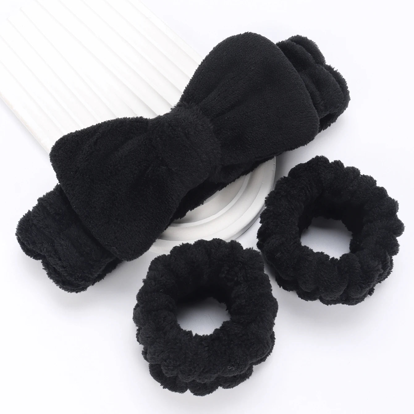 3 Piece Spa Headband Set for Makeup and Face Washing - Smarsty