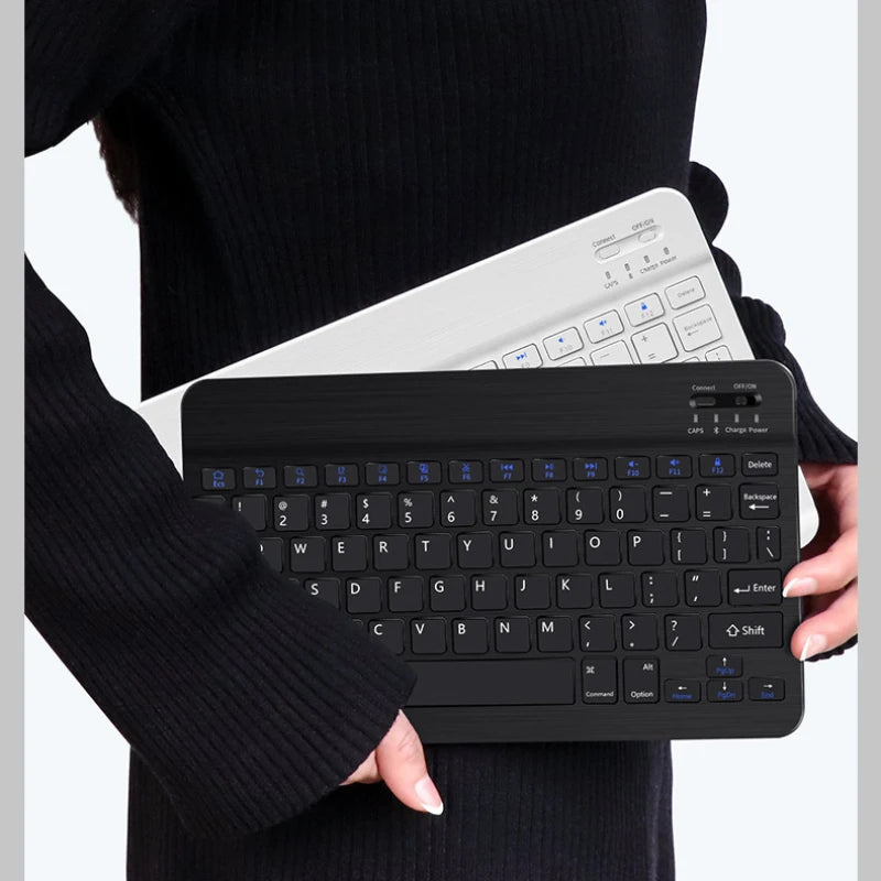 Magnetic Tablet Keyboard for Tablets Bluetooth Rechargeable