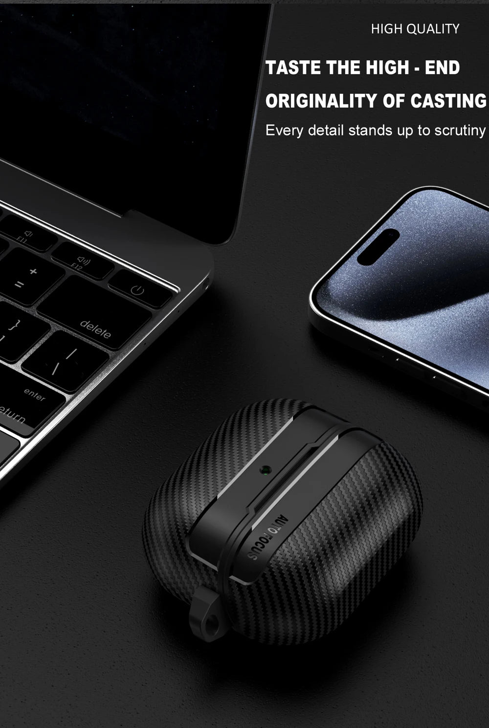 Carbon Fiber Earphone Case for Samsung Galaxy Buds 3 - Smarsty