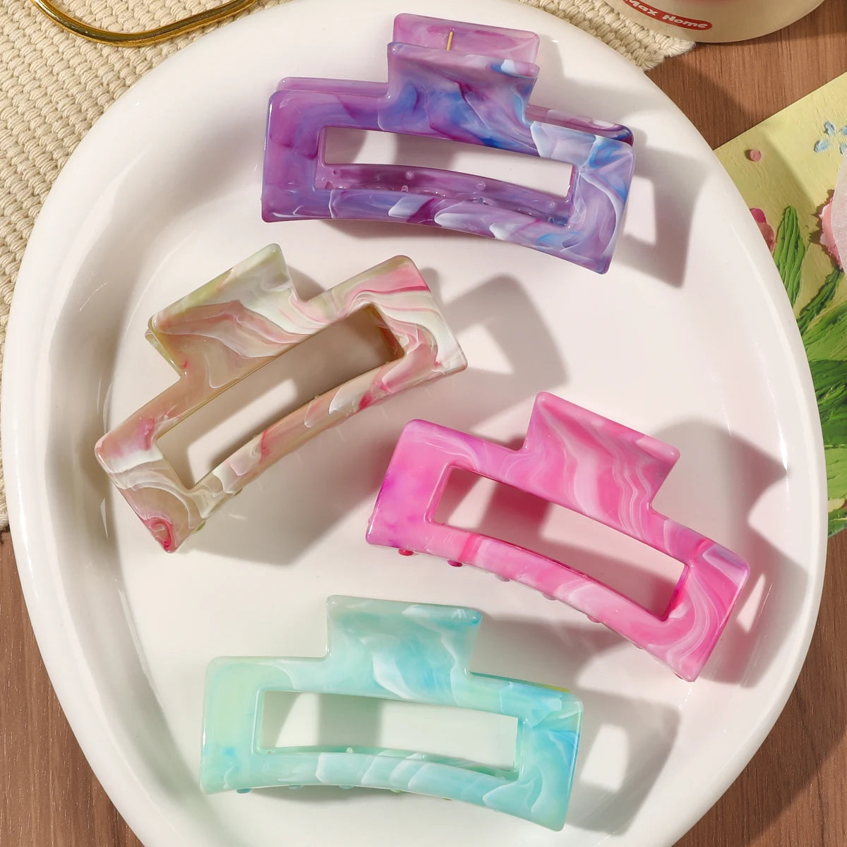 Hair Claw Clips Strong Hold Nonslip For Thick Hair - Smarsty