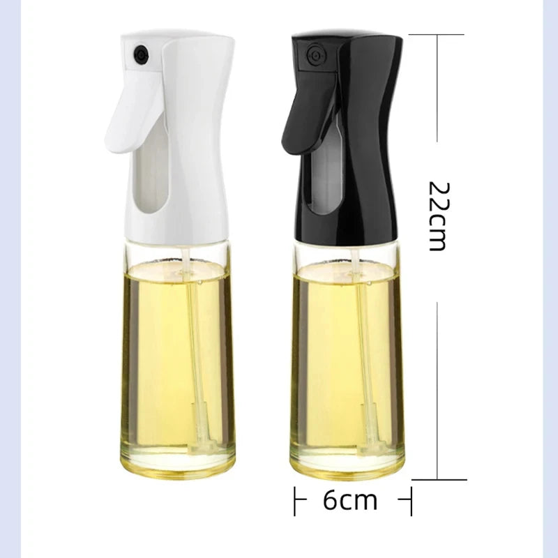 1pc 200ml/300ml Oil Spray Bottle Kitchen Cooking Olive Oil Dispenser Camping BBQ Baking Vinegar Soy Sauce Sprayer Containers by Smarsty