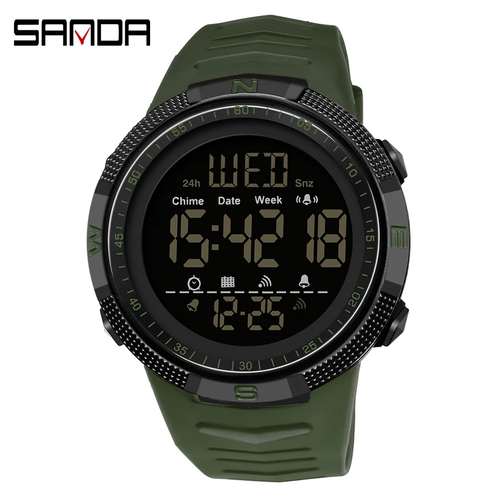 SANDA Military Sport Digital Watch Waterproof and Shockproof - Smarsty