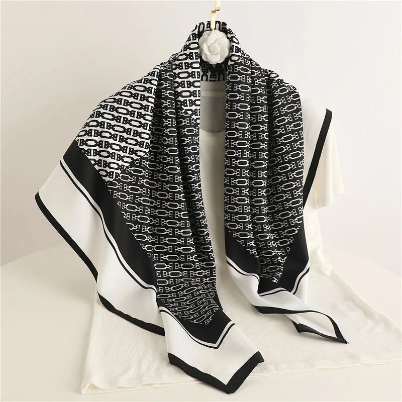 Luxury Women's Spring Scarf Soft Polyester Shawl - Smarsty
