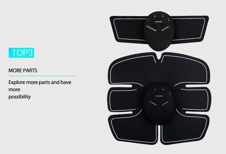 Wireless Muscle Stimulator Pads for Body Slimming - Smarsty